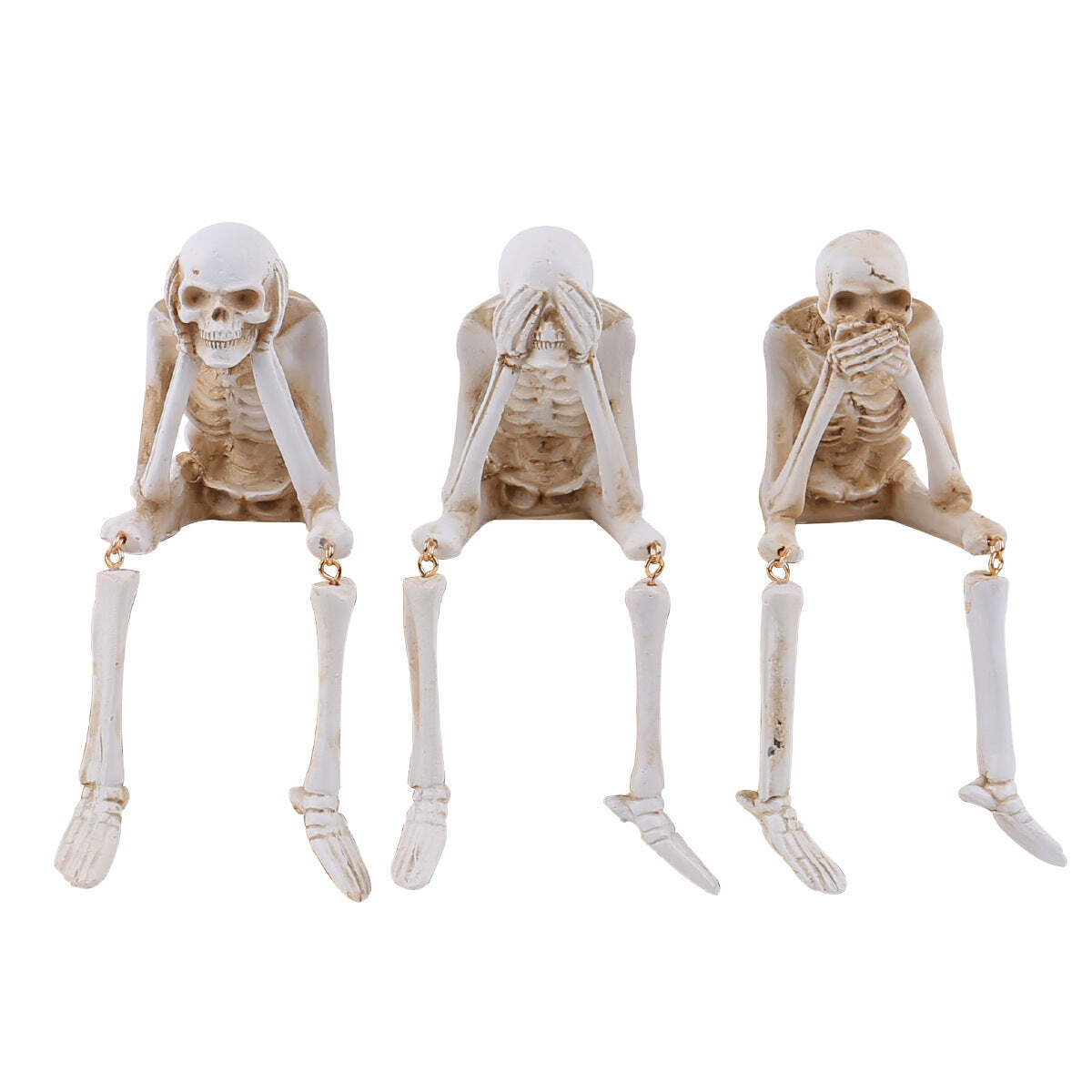 Halloween Skeleton Ornaments (Set of 3)