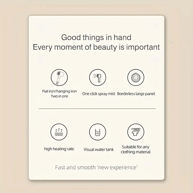 Portable Steam Iron for Clothing