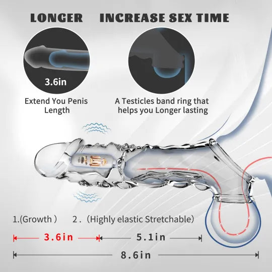 🔥🎁 2025 HOT Deal 💥 Reusable Penis Extension Vibrator – Makes You Longer, Harder & Unstoppable 😍The first 100 buyers enjoy a 56% discount.